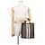 Borsa a mano in pelle Burberry TB Monogram Multicolore Beige - vista 4