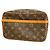 Borsa a pochette Louis Vuitton Monogram Compiegne 23 Marrone