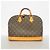Bolso de mano Louis Vuitton Alma Monogram M51130 Castaño - vista 13