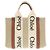Borsa tote Chloé 2-Way Woody Small Beige - vista 2