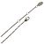 Collana Heart Orb Vivienne Westwood Argento Porpora - vista 7