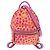 Mochila MCM de piel de becerro con estampado animal print Rosa Amarillo