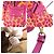 Mochila MCM de piel de becerro con estampado animal print Rosa Amarillo - vista 10