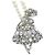 Collana Miu Miu a doppio giro di perle finte Argento Bianco - vista 7