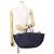 Borsa Tote Burberry Mini Beach Horseferry Canvas Nero - vista 4