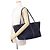 Borsa Tote Burberry Mini Beach Horseferry Canvas Nero - vista 5