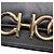 Borsa a tracolla in pelle nera con catena Jimmy Choo - vista 11