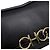 Borsa a tracolla in pelle nera con catena Jimmy Choo - vista 9