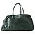 Bolso de hombro de piel Burberry Azul Verde oscuro