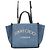 Borsa Tote Jimmy Choo Varenne Bianco Blu Blu navy