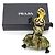 Prada Accessory Bag Charm Keyring Black Green Yellow - view 5