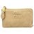 Miu Miu Nappa Leather Envelope Card Case Beige