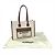 Borsa Tote Burberry Small Freya Beige - vista 9