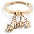 ANELLO CHRISTIAN DIOR CHARMS T53 ORO GIALLO 18K 3.5GR DIAMANTI D'oro