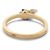 ANELLO CHRISTIAN DIOR CHARMS T53 ORO GIALLO 18K 3.5GR DIAMANTI D'oro - vista 3