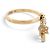 ANELLO CHRISTIAN DIOR CHARMS T53 ORO GIALLO 18K 3.5GR DIAMANTI D'oro - vista 4