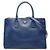 Sac 2WAY Prada Galleria Logo Triangle Bleu