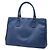 Sac 2WAY Prada Galleria Logo Triangle Bleu - vue 2