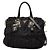 Prada Gather Logo Tote Bag Black
