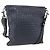 Bottega Veneta Flat Messenger Intrecciato Nappa Medium Marineblau