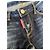 Dsquared2 Vaqueros Slim-Straight de denim azul - vista 2