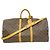 Louis Vuitton Boston Monogram Keepall Bandoulière 55 Castaño