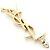 Autre Marque Bracciale con ciondolo Saint Laurent Cassandra D'oro - vista 4