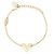 Pulsera Essential V Charm Louis Vuitton Dorado - vista 2