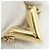 Pulsera Essential V Charm Louis Vuitton Dorado - vista 4