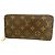 Louis Vuitton Monogram Zippy Wallet Brown