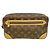Sac pochette Louis Vuitton Monogram Marly Dragonne GM Marron