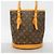Louis Vuitton Monogram Bucket PM Tote Bag Braun - Ansicht 10