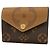 Portafoglio Louis Vuitton Tri-fold Marrone