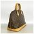 Louis Vuitton Alma Monogram Handtasche Braun - Ansicht 2