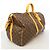 Louis Vuitton Boston Monogram Keepall Bandoulière 55 Castaño - vista 2
