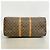 Keepall Louis Vuitton Boston Tasche Braun - Ansicht 3