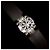 Bulgari Bvlgari Marry Me Platinbandring mit Diamanten - Ansicht 6