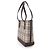 Sac à main cabas Burberry Nova Check Marron Beige - vue 5