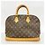 Borsa a mano Louis Vuitton Alma Monogram Marrone - vista 10