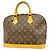 Borsa Louis Vuitton Alma Monogram Marrone