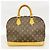 Borsa Louis Vuitton Alma Monogram Marrone - vista 10