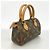 Sac à main Louis Vuitton Monogram Mini Speedy Marron - vue 2