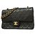 Chanel Matelassé Schultertasche Schwarz