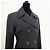Moschino Jeans Abrigo Cruzado Gris Oscuro - vista 4