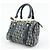 Borsa Christian Dior Trotter Mini Boston Blu Navy Beige - vista 11