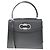 Salvatore Ferragamo Double Gancini Top Handle Saffiano Leather Small Nero