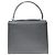 Salvatore Ferragamo Double Gancini Top Handle Saffiano Leather Small Nero - vista 2