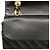 Borsa a tracolla Chanel in pelle d'agnello nera Nero - vista 10