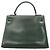 Hermès Borsa Hermes Kelly 28 Verde - vista 15