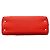 Borsa Chanel in pelle di vitello grana rossa Rosso - vista 3